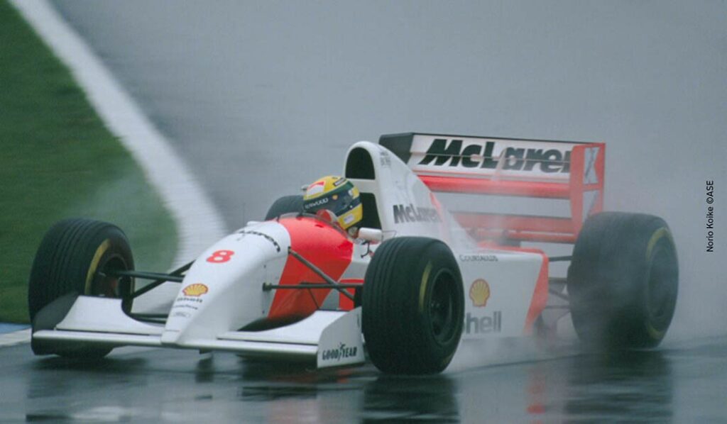 Ayrton Senna at Donington